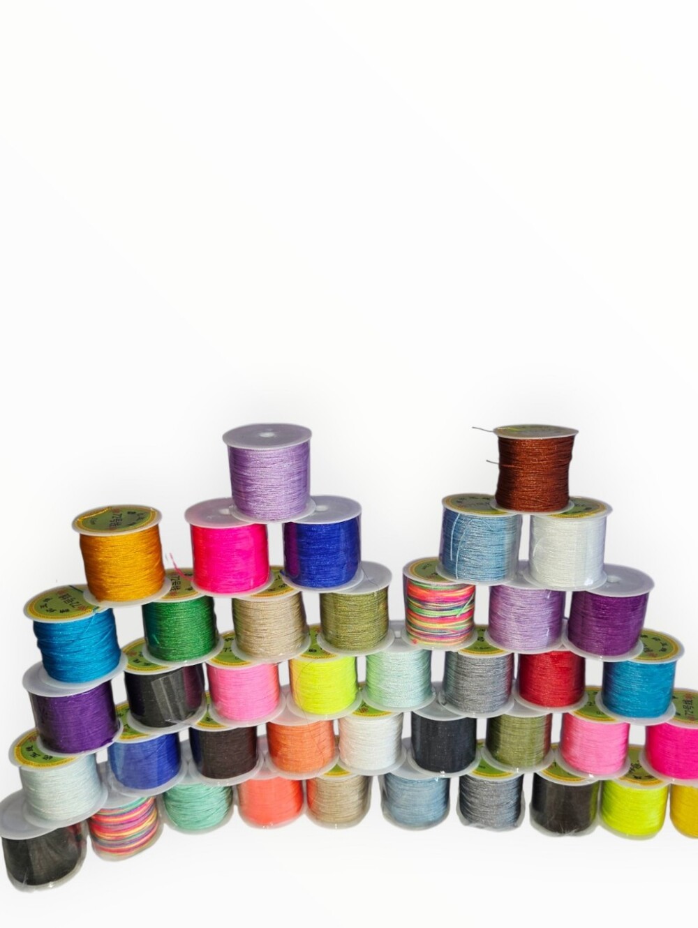 bulk lot embroidery floss jewelry making string 40+ spools